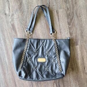 Y2k Baby Phat Black And Gold Toned Purse